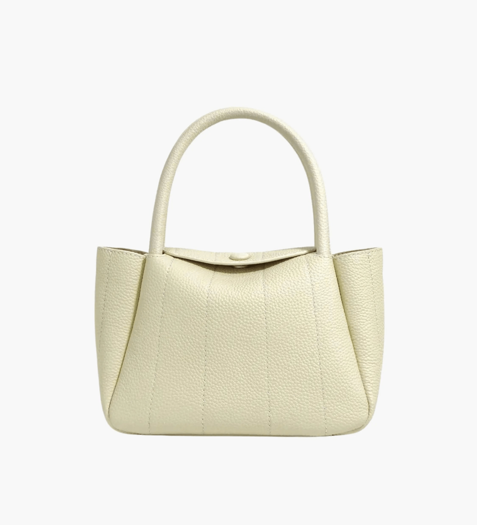 Chloe | Vibrant Green Pebbled Leather Tote Aurora-Bags