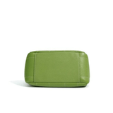 Chloe | Vibrant Green Pebbled Leather Tote Aurora-Bags