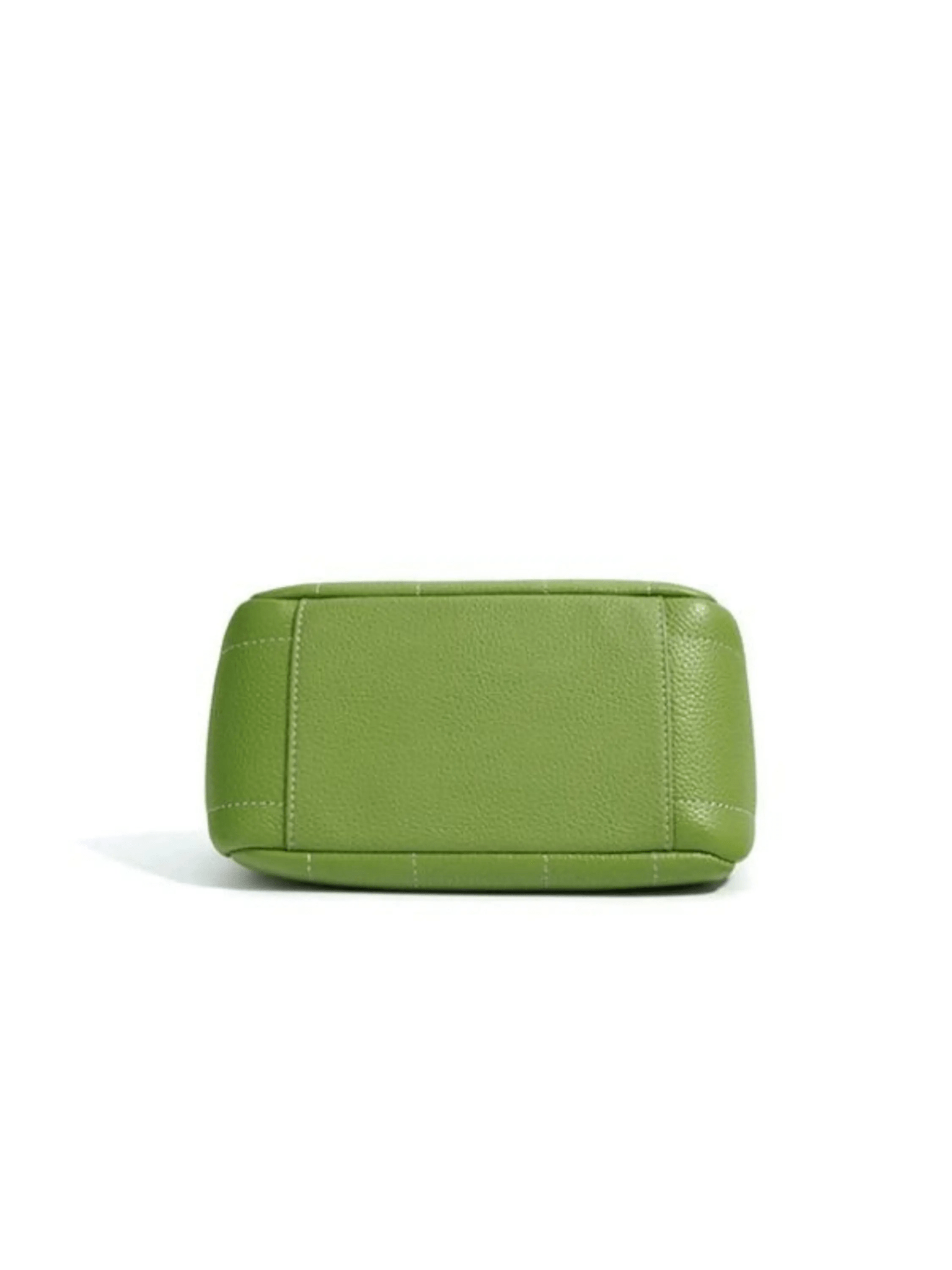 Chloe | Vibrant Green Pebbled Leather Tote Aurora-Bags