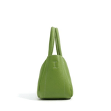 Chloe | Vibrant Green Pebbled Leather Tote Aurora-Bags