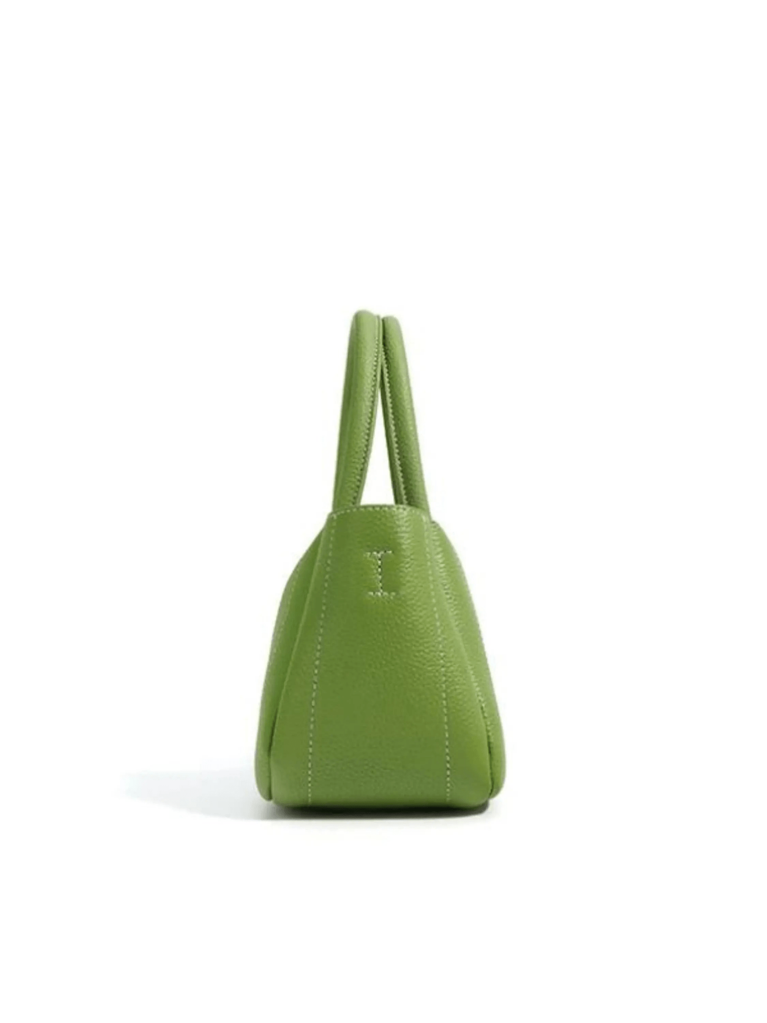 Chloe | Vibrant Green Pebbled Leather Tote Aurora-Bags