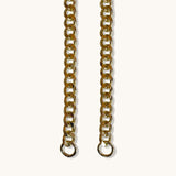 Elowen | Bold Gold Curb Chain Strap – Statement-Making Elegance