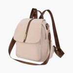 Clara | Chic Two-Tone Leather Backpack with Elegant Detailing Aurora-Bags