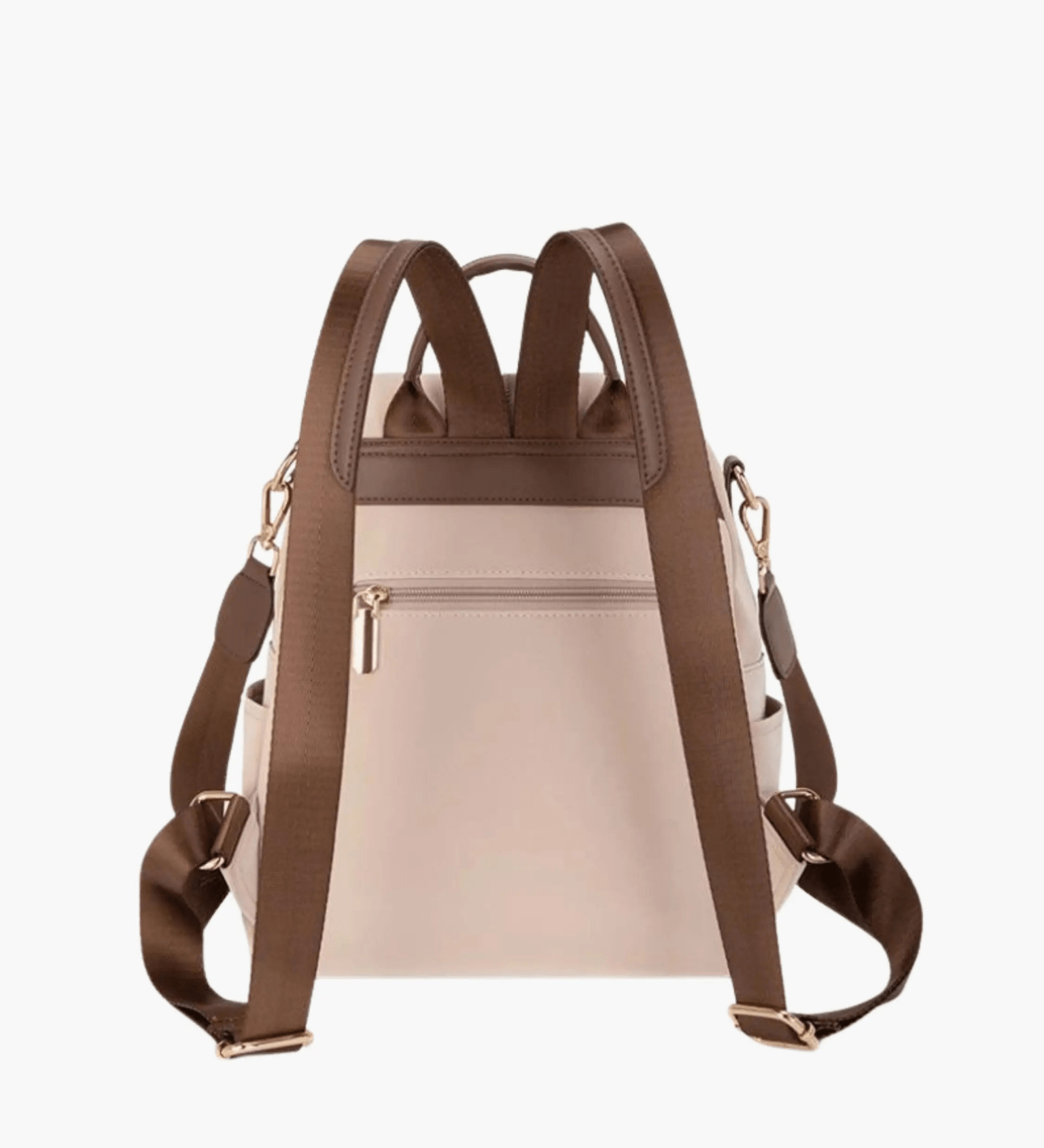 Clara | Chic Two-Tone Leather Backpack with Elegant Detailing Aurora-Bags