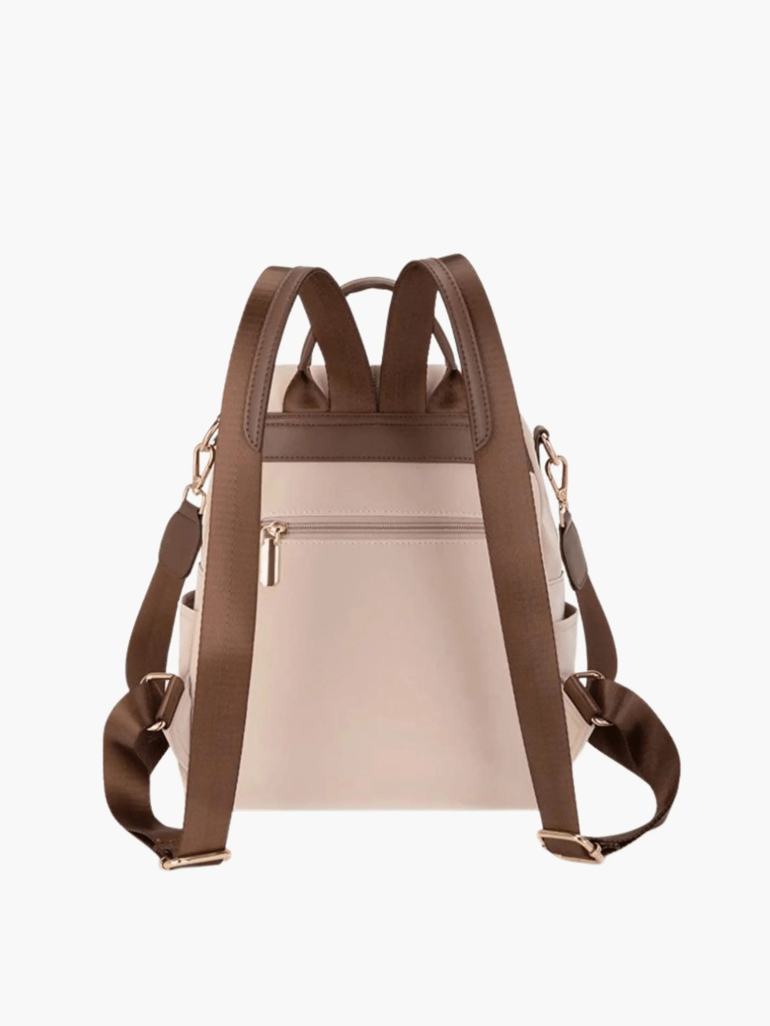 Clara | Chic Two-Tone Leather Backpack with Elegant Detailing Aurora-Bags