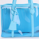 Bella | Black Patent Transparent Tote Bag – Modern & Trendy