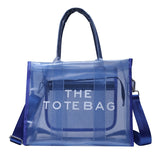 Ava | Neon Orange Mesh Tote Bag – Bold & Trendy