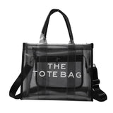 Ava | Neon Orange Mesh Tote Bag – Bold & Trendy