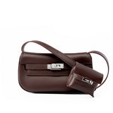 Emma | Soft Leather Flap Shoulder Bag – Timeless Elegance & Functionality
