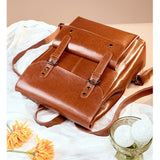 Meliora | Vintage Brown Leather Backpack – Classic, Durable & Stylish