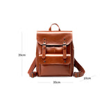 Meliora | Vintage Brown Leather Backpack – Classic, Durable & Stylish
