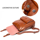 Meliora | Vintage Brown Leather Backpack – Classic, Durable & Stylish