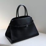 Corine | Classic Buckle Handbag – Sophisticated Simplicity in Black - from Aurora-Bags for sale at Aurora-Bags
