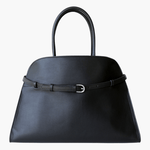 Corine | Classic Buckle Handbag – Sophisticated Simplicity in Black - from Aurora-Bags for sale at Aurora-Bags