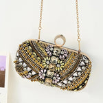 Cynthia Beaded Embroidery Clutch Bag Aurora-Bags