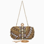 Cynthia Beaded Embroidery Clutch Bag Aurora-Bags