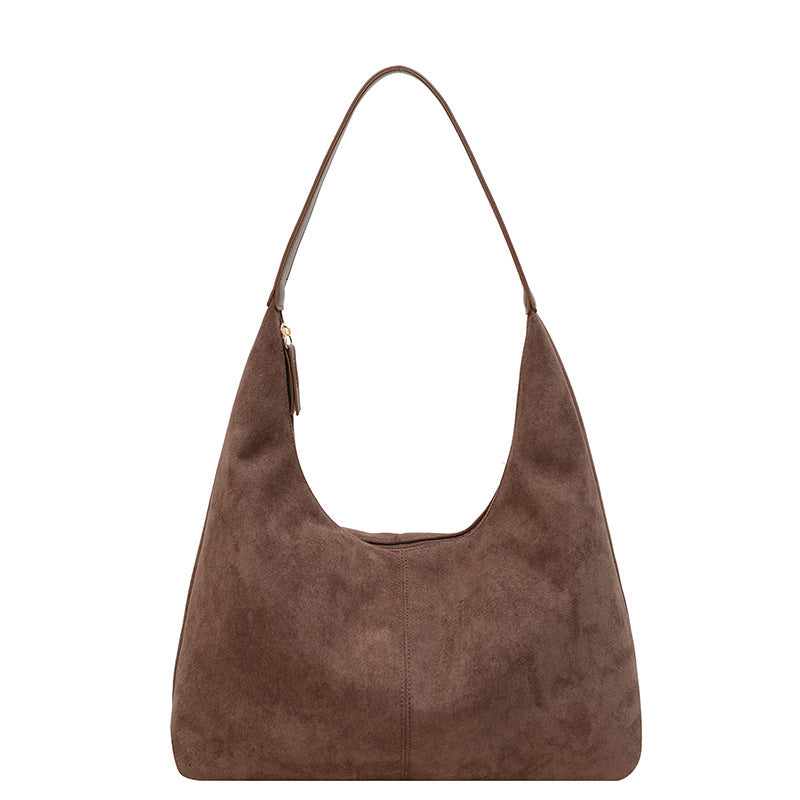 Evie | Minimal Vegan Suede Hobo Bag – Timeless & Chic
