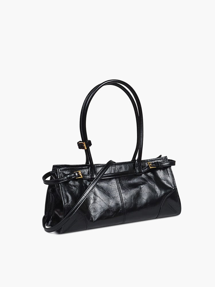 Diana | Sleek Leather Shoulder Bag - Aurora-Bags