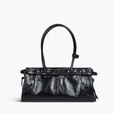 Diana | Sleek Leather Shoulder Bag - Aurora-Bags