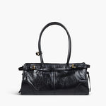 Diana | Sleek Leather Shoulder Bag - Aurora-Bags