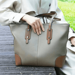 Elena | Classic Two-Tone Tote Bag for Everyday Elegance Aurora-Bags