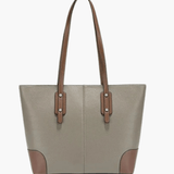 Elena | Classic Two-Tone Tote Bag for Everyday Elegance Aurora-Bags