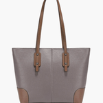 Elena | Classic Two-Tone Tote Bag for Everyday Elegance Aurora-Bags