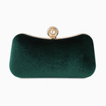 Megan Velvet Clutch Bag Aurora-Bags