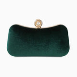 Megan Velvet Clutch Bag Aurora-Bags