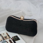 Megan Velvet Clutch Bag Aurora-Bags