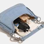 Elise | Denim Chain Shoulder Bag Aurora-Bags