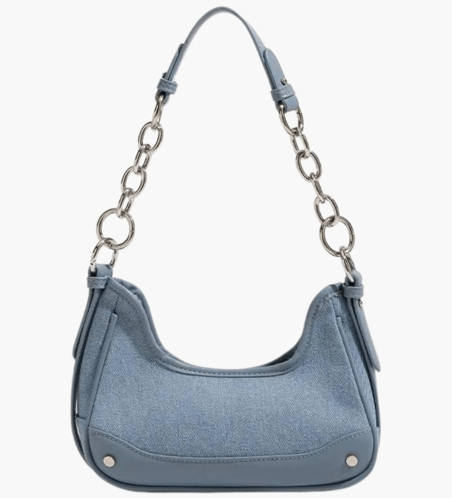 Elise | Denim Chain Shoulder Bag Aurora-Bags