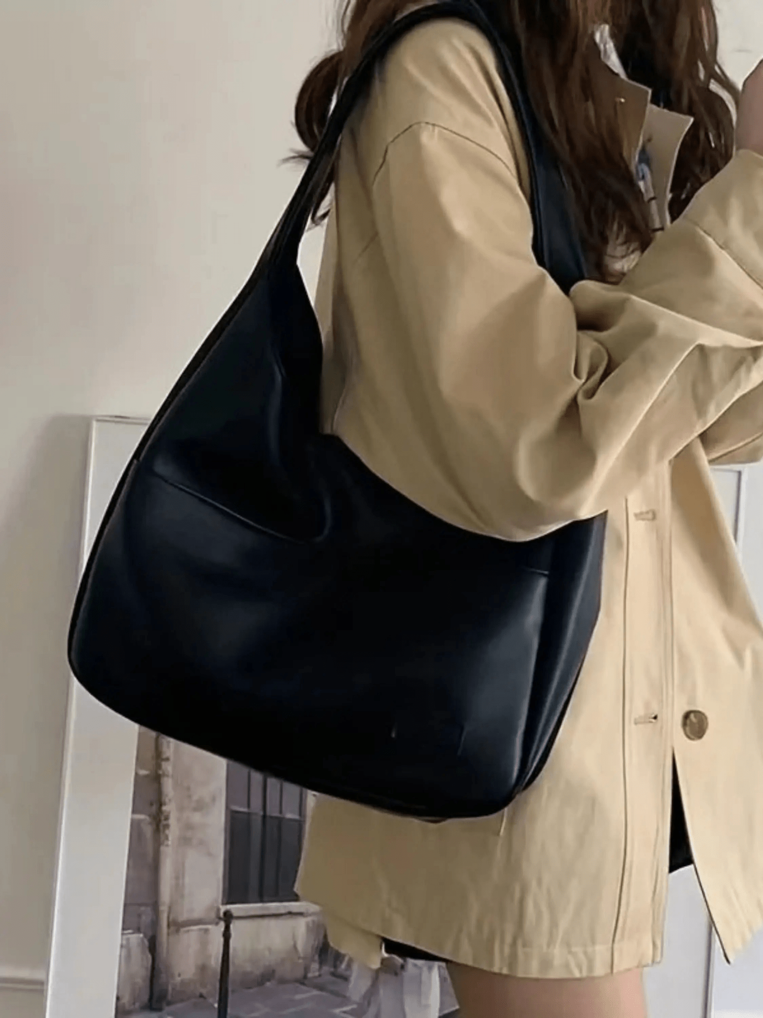 Elise | Minimalist Leather Tote Bag Aurora-Bags