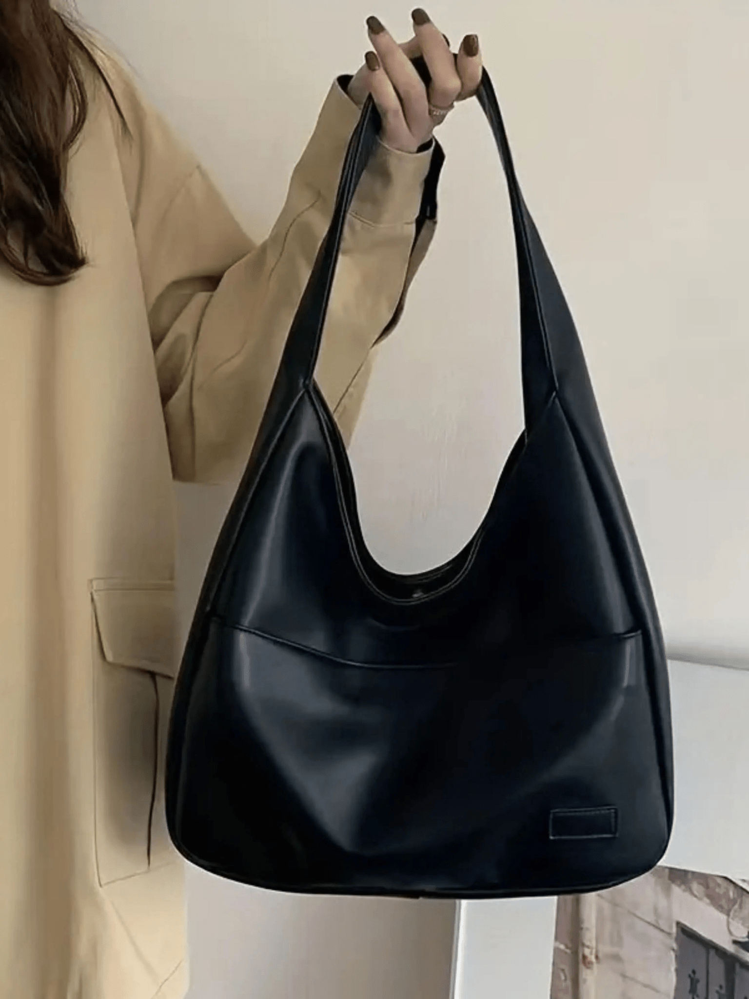 Elise | Minimalist Leather Tote Bag Aurora-Bags