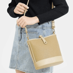 Emilia | Two-Tone Bucket Bag Aurora-Bags