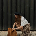 Emily | Shoulder Bag with Soft Suede Finish Feylen.com