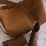 Emily | Shoulder Bag with Soft Suede Finish Feylen.com