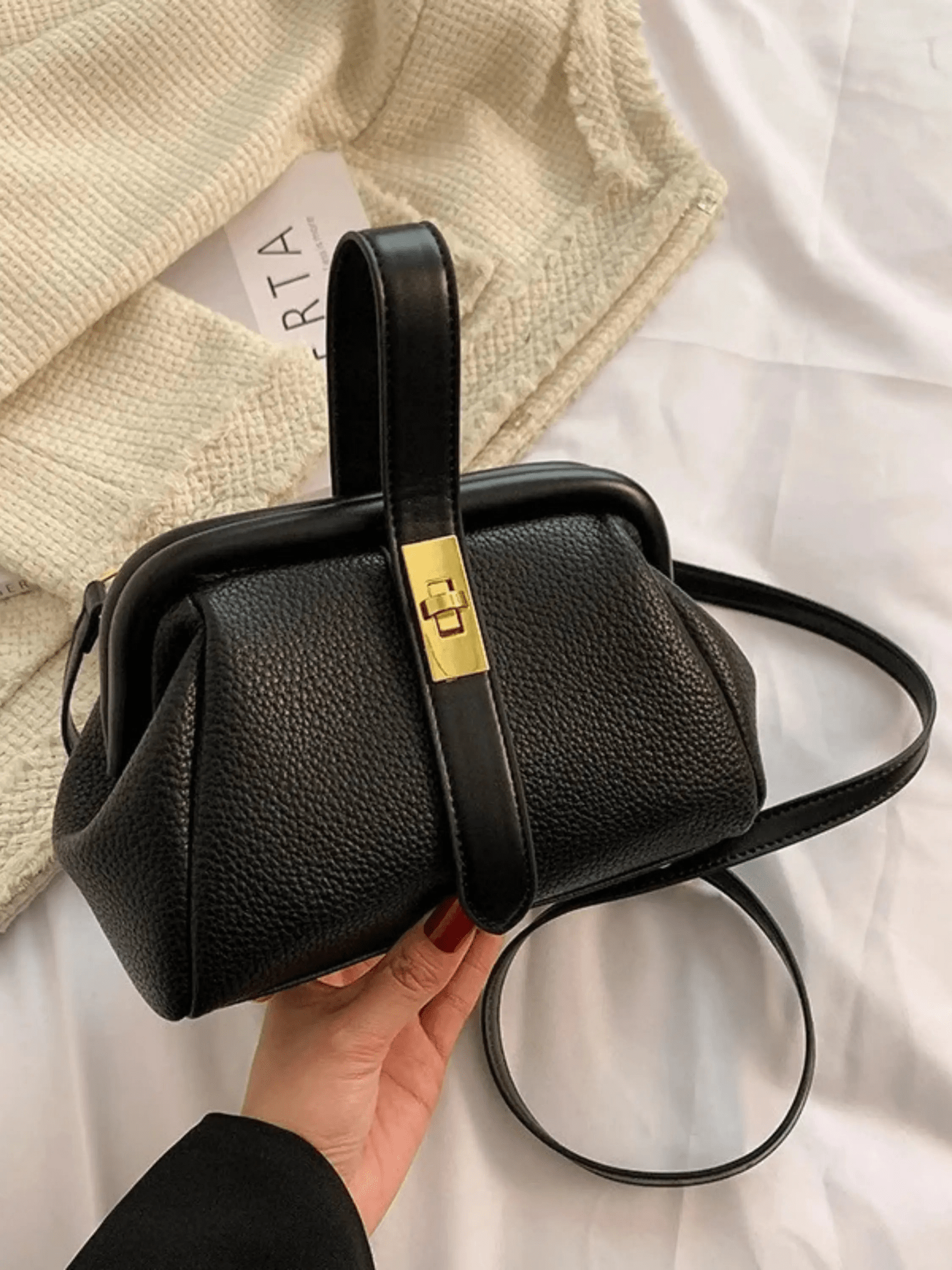 Abigail | Casual Handtas van Echt Leer met Schouderriem Aurora-Bags