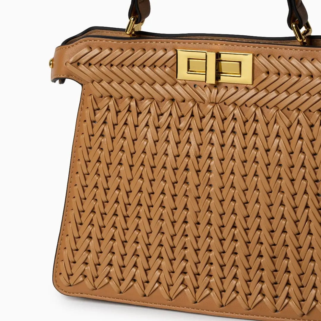 Dionne Woven Handbag Aurora-Bags