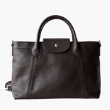 Evelyn | Classic Leather Tote – Effortless Style in Rich Brown - from Aurora-Bags for sale at Aurora-Bags