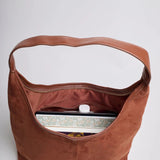 Suede Daily Leather Tote Aurora-Bags