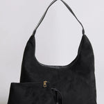 Suede Daily Leather Tote Aurora-Bags