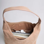 Suede Daily Leather Tote Aurora-Bags