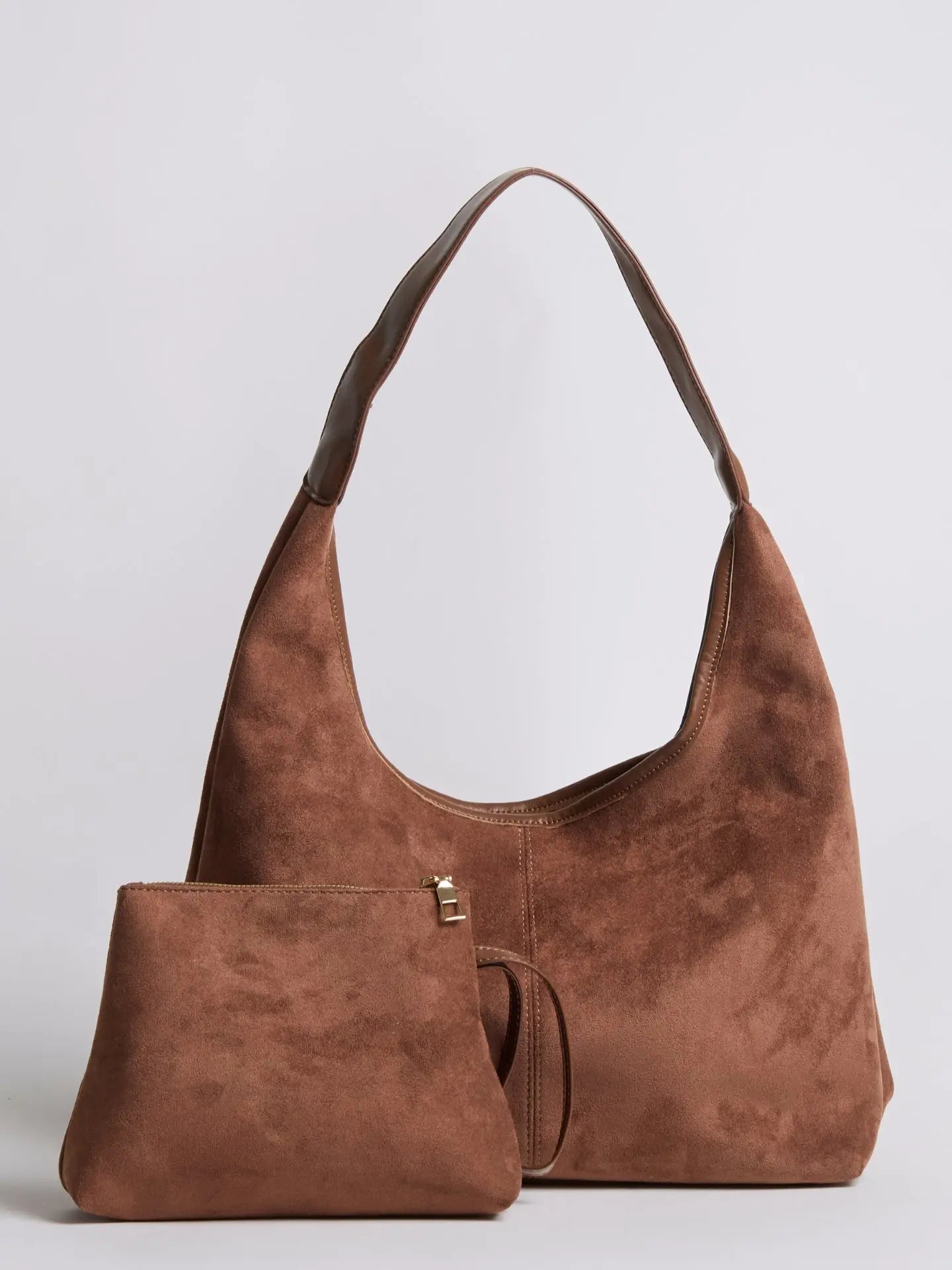 Suede Daily Leather Tote Aurora-Bags