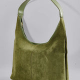 Suede Daily Leather Tote Aurora-Bags