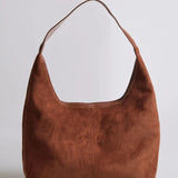 Suede Daily Leather Tote Aurora-Bags