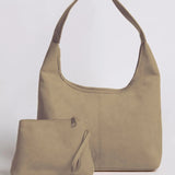 Suede Daily Leather Tote Aurora-Bags