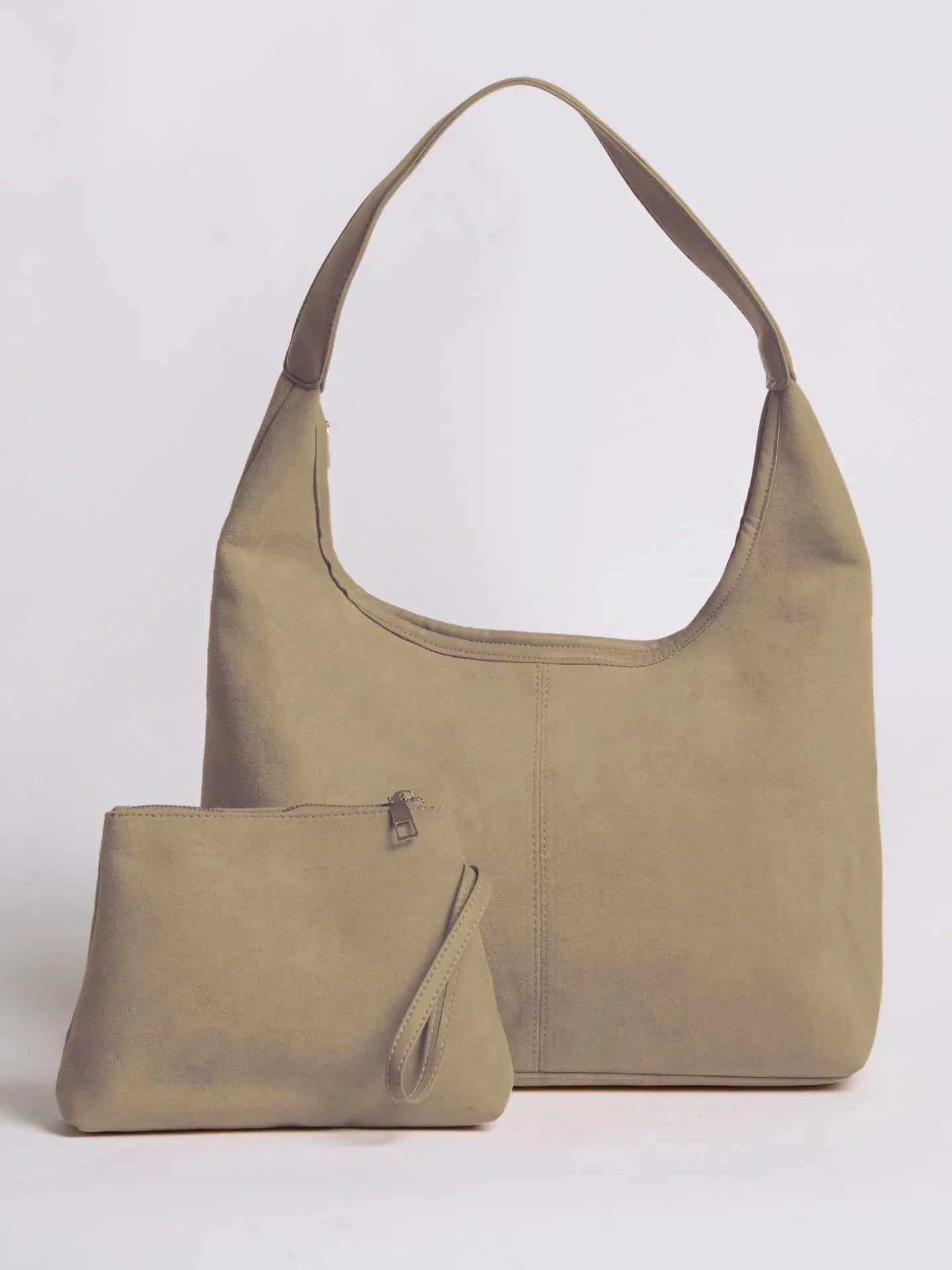 Suede Daily Leather Tote Aurora-Bags