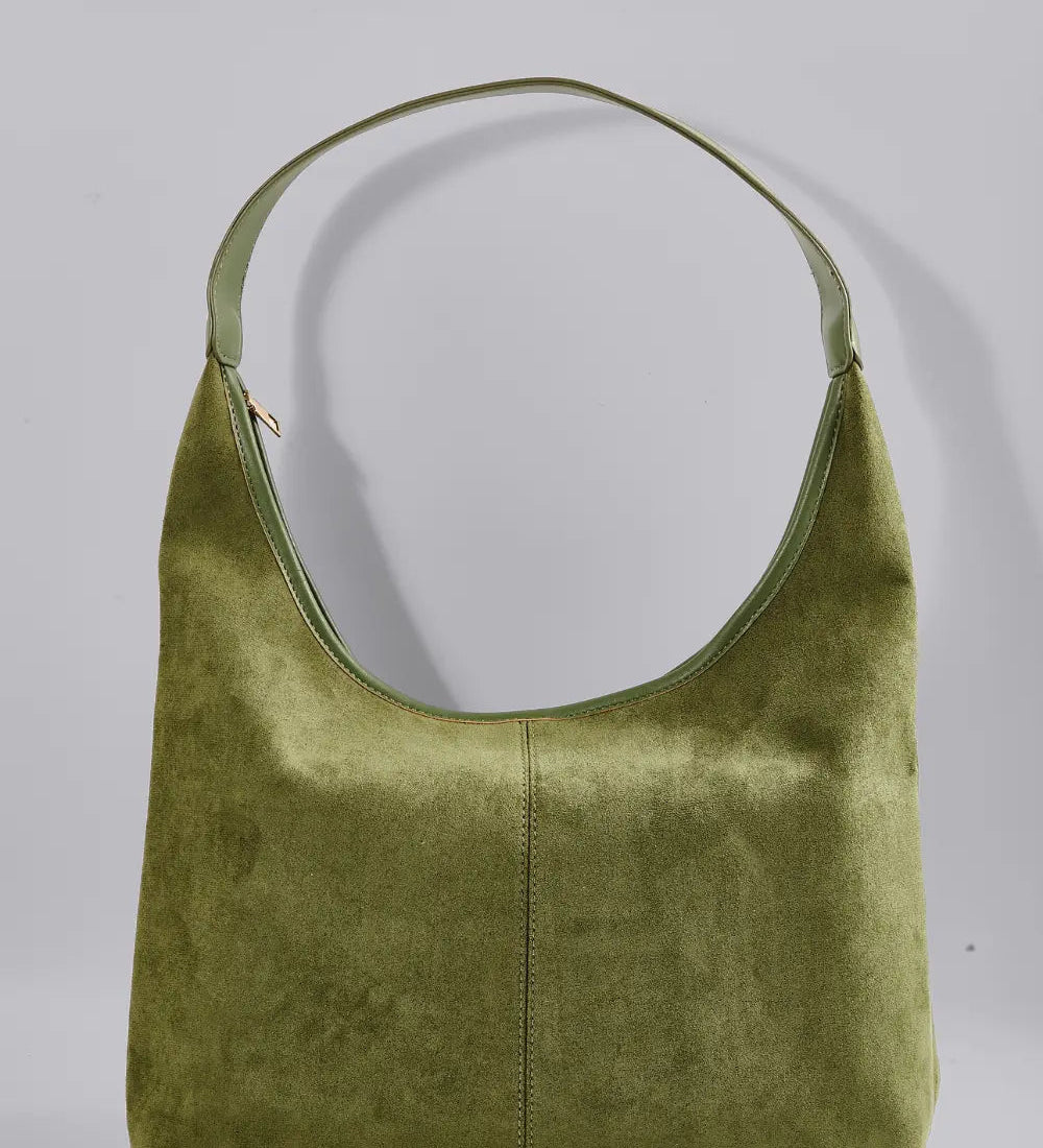 Suede Daily Leather Tote Aurora-Bags