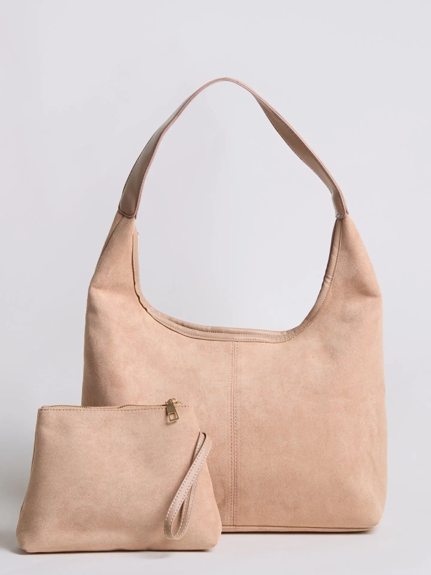 Suede Daily Leather Tote Aurora-Bags